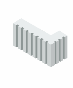 4-8-16 Veneer Corner Return 6-Rib