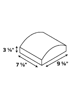 Alternative view of 10" Dome Cap