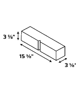 Alternative view of 4-4-16 Veneer Half-Hi Single Score