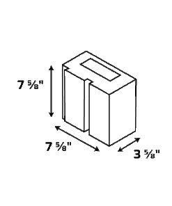 Alternative view of 4-8-8 Veneer Half 4-Rib