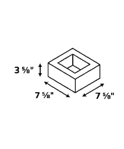 Alternative view of 8-4-8 Half-Hi Two-Face Half